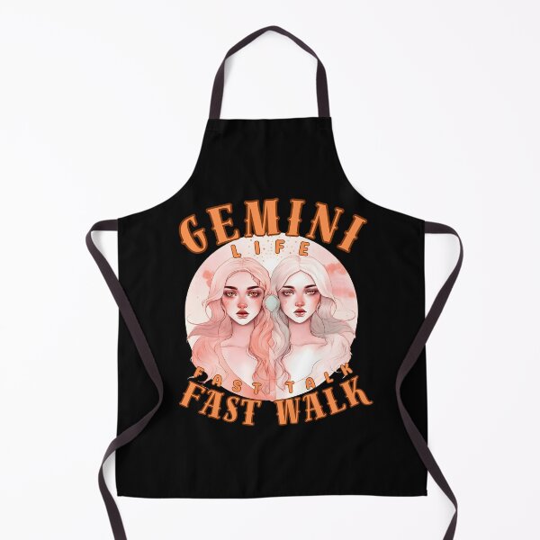 Item preview, Gemini Life: Fast Talk, Fast Walk. gemini quote designed and sold by ZodiacWonders.