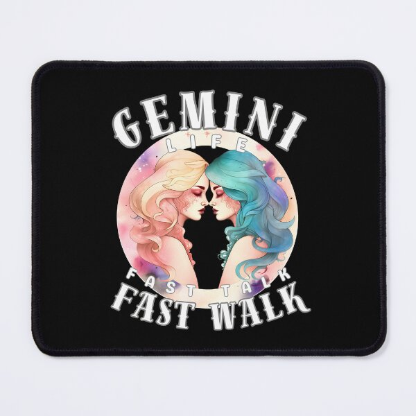 Item preview, Gemini Life: Fast Talk, Fast Walk. gemini sayings designed and sold by ZodiacWonders.