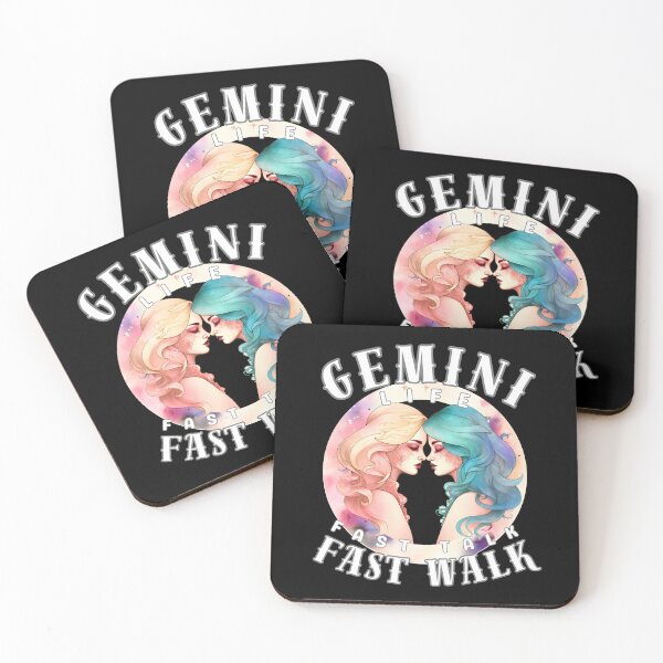 Item preview, Gemini Life: Fast Talk, Fast Walk. gemini sayings designed and sold by ZodiacWonders.
