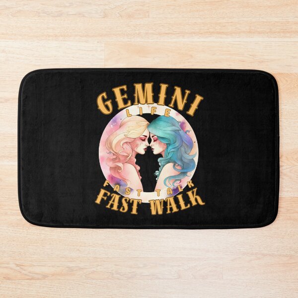 Item preview, Gemini Life: Fast Talk, Fast Walk. gemini funny designed and sold by ZodiacWonders.