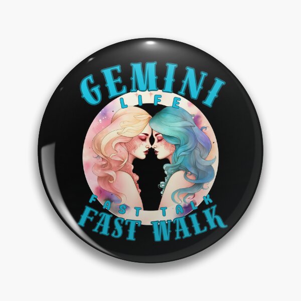 Item preview, Gemini Life: Fast Talk, Fast Walk. gemini may designed and sold by ZodiacWonders.