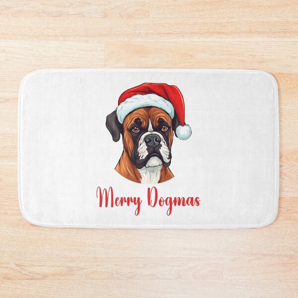 Item preview, Boxer Dog Merry Dogmas designed and sold by Blok45.