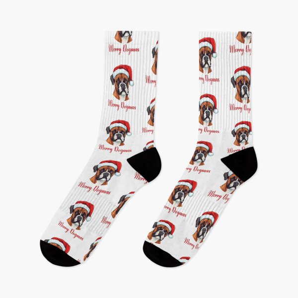 Item preview, Boxer Dog Merry Dogmas designed and sold by Blok45.