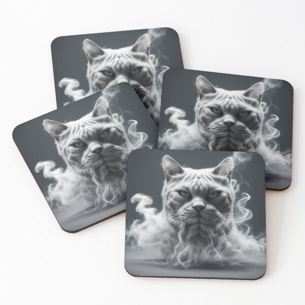 Item preview, Smoke Cat - Cool Art designed and sold by joejiing.