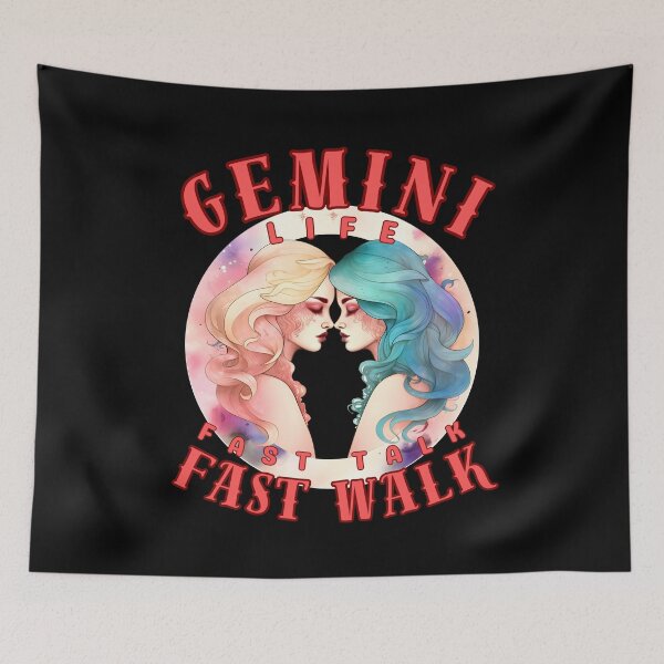 Item preview, Gemini Life: Fast Talk, Fast Walk. gemini june designed and sold by ZodiacWonders.