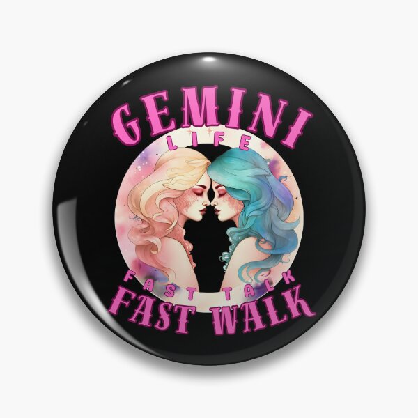 Item preview, Gemini Life: Fast Talk, Fast Walk. gemini lovers designed and sold by ZodiacWonders.