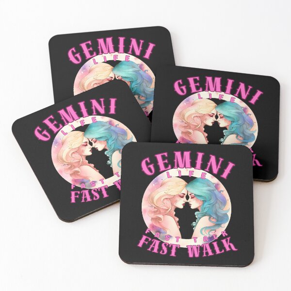 Item preview, Gemini Life: Fast Talk, Fast Walk. gemini lovers designed and sold by ZodiacWonders.