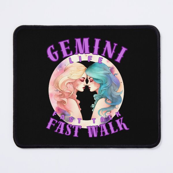 Item preview, Gemini Life: Fast Talk, Fast Walk. gemini season designed and sold by ZodiacWonders.