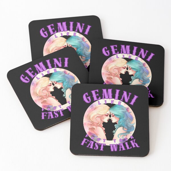 Item preview, Gemini Life: Fast Talk, Fast Walk. gemini season designed and sold by ZodiacWonders.