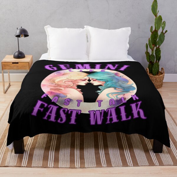 Item preview, Gemini Life: Fast Talk, Fast Walk. gemini season designed and sold by ZodiacWonders.