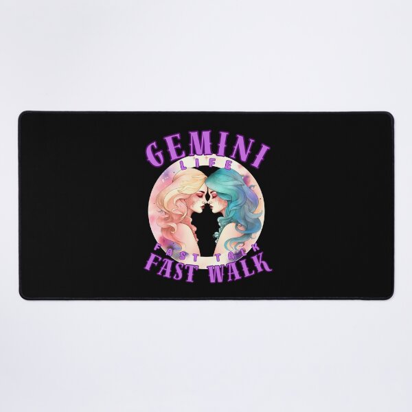 Item preview, Gemini Life: Fast Talk, Fast Walk. gemini season designed and sold by ZodiacWonders.