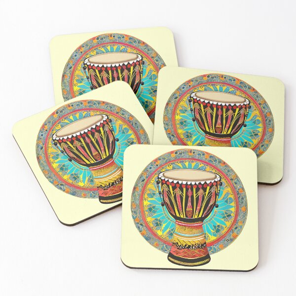 Item preview, Mandala Djembe Drum designed and sold by Karen Dore Art & Photography.