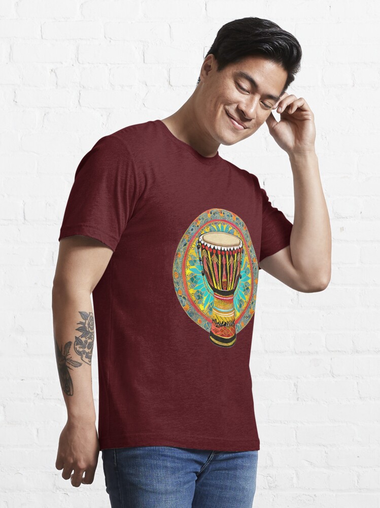 Mandala Djembe Drum Essential T Shirt for Sale by Karen Dore Redbubble