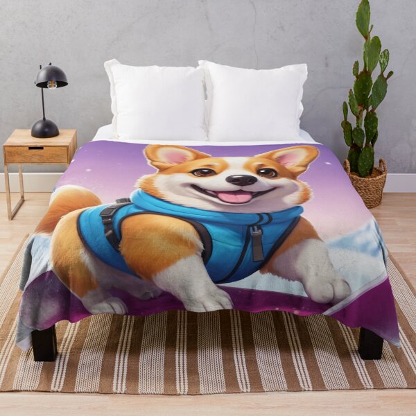 Item preview, Corgi on Snowboard designed and sold by nicecorgi.