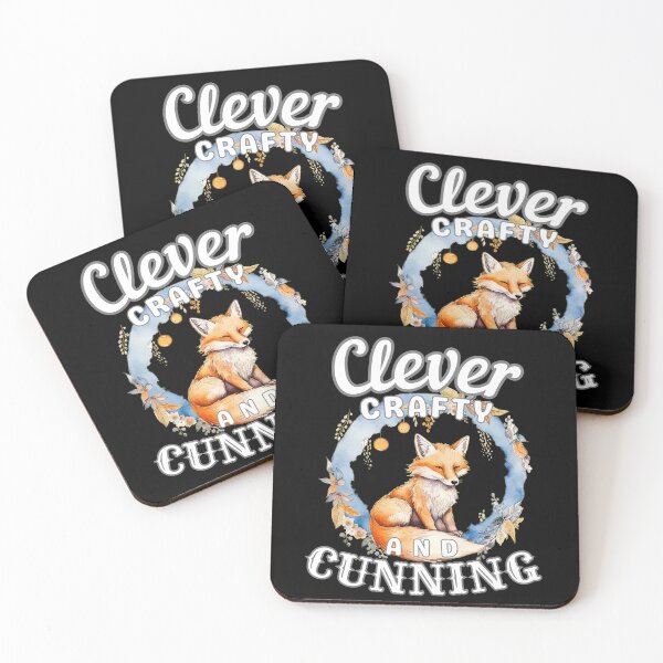 Item preview, Clever, Crafty, And Cunning. fox quote designed and sold by FoxVibes.