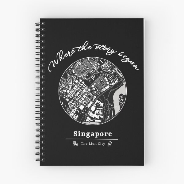 Item preview, Where The Story Began Singapore The Lion City Hometown City designed and sold by Ninety9Secrets.