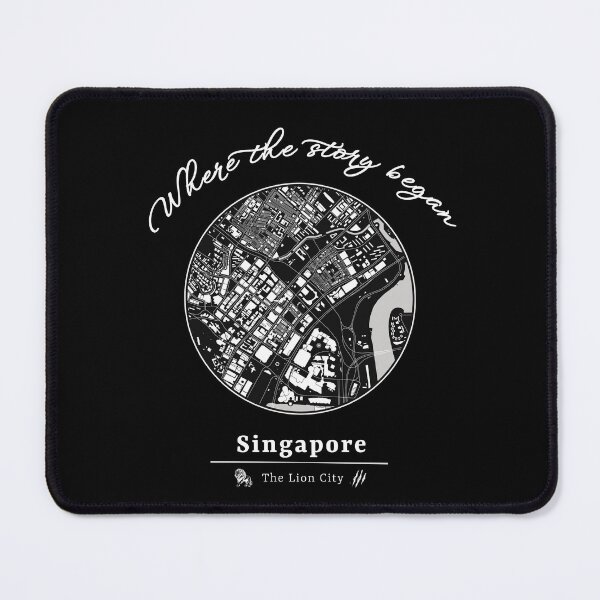 Item preview, Where The Story Began Singapore The Lion City Hometown City designed and sold by Ninety9Secrets.