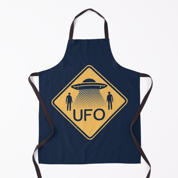 Item preview, UFO Warning Street Sign designed and sold by FlexYourMind.