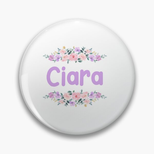 Item preview, Purple Flower Ciara Name Label designed and sold by NormadWorld.