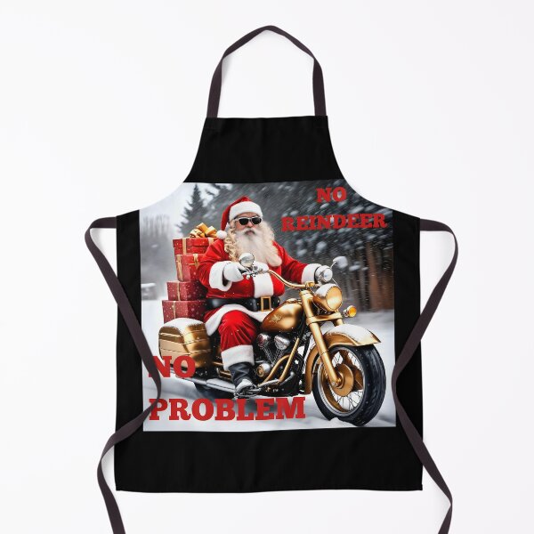 Item preview, Santa On A Motorcycle, No Reindeer, No Problem. designed and sold by PlanetMarker.
