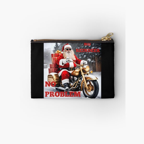 Item preview, Santa On A Motorcycle, No Reindeer, No Problem. designed and sold by PlanetMarker.