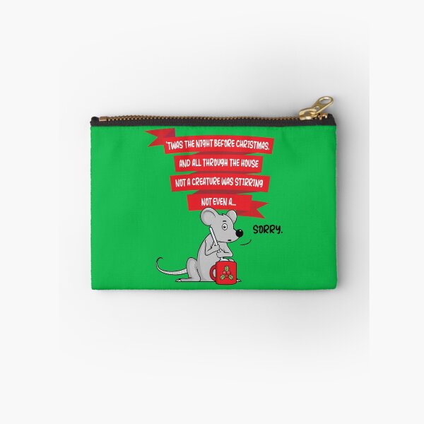 Item preview, Stirring Christmas Mouse Funny (on light colors) designed and sold by messy-nessie.