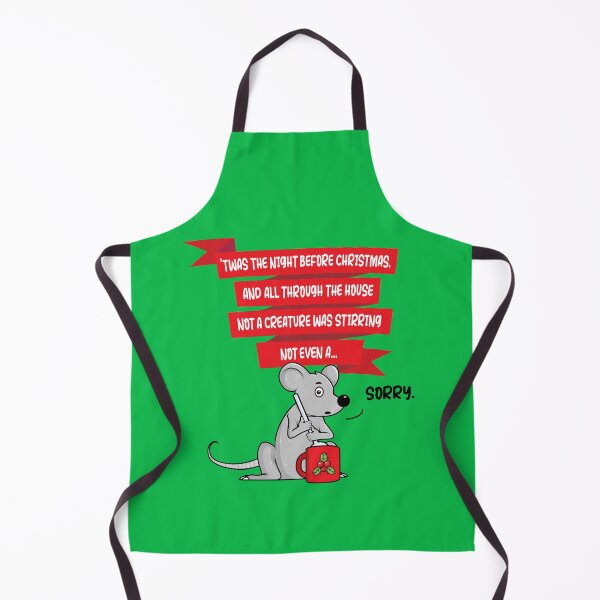 Item preview, Stirring Christmas Mouse Funny (on light colors) designed and sold by messy-nessie.