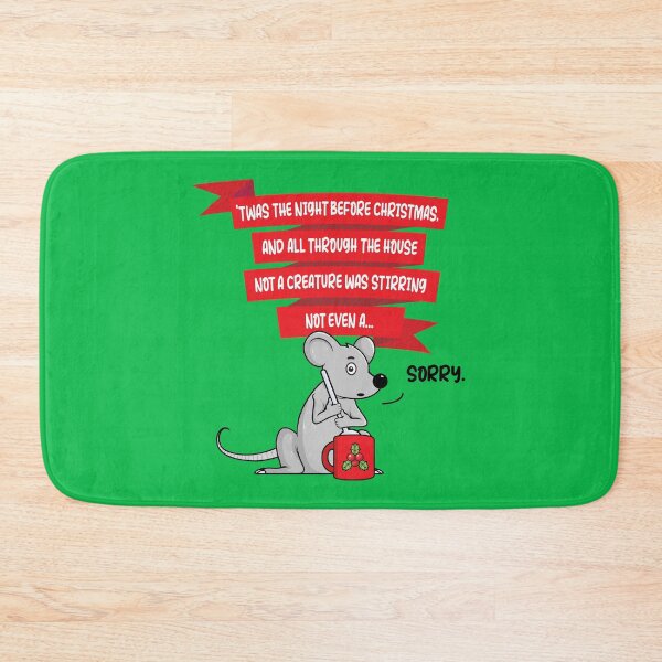 Item preview, Stirring Christmas Mouse Funny (on light colors) designed and sold by messy-nessie.