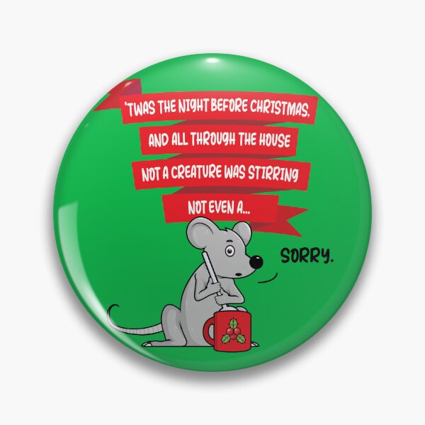 Item preview, Stirring Christmas Mouse Funny (on light colors) designed and sold by messy-nessie.
