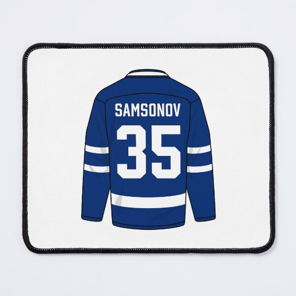 Item preview, Ilya Samsonov Toronto jersey designed and sold by Tarroi.
