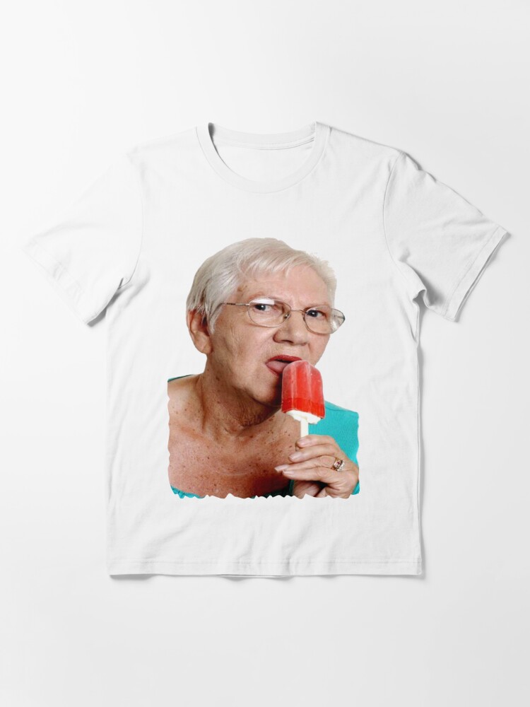 Grandma Granny Ice Cream T Shirt Essential T-Shirt for Sale by azbotees