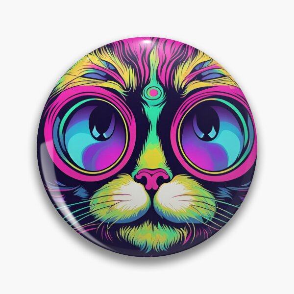 Item preview, Psychedelic Cat designed and sold by PC-artist.