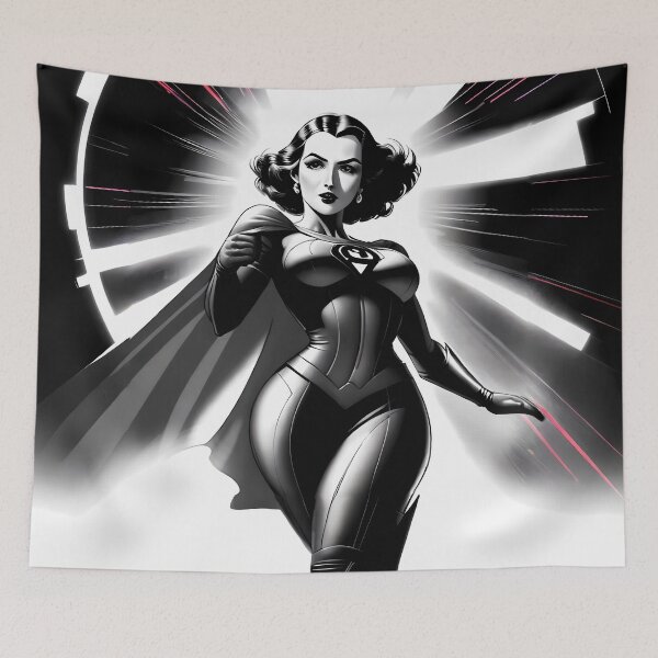 Item preview, 1930s Female Superhero, in the Style of Fritz Lang.  designed and sold by David Bath.