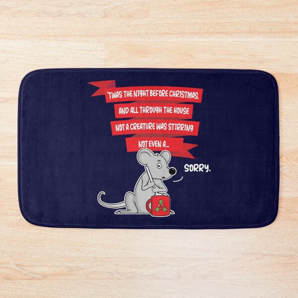 Item preview, Stirring Christmas Mouse Funny (on dark colors) designed and sold by messy-nessie.