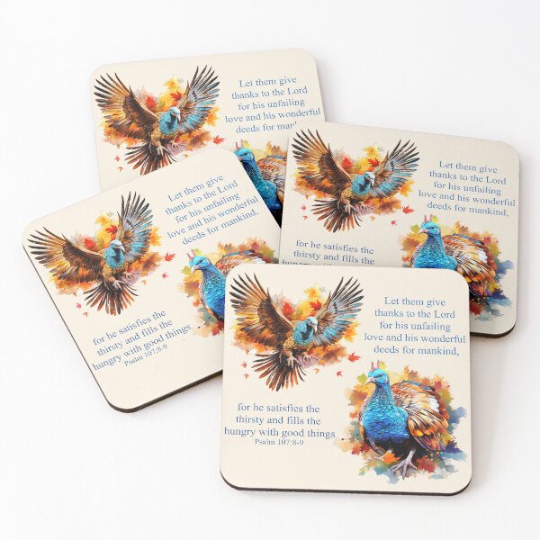 Item preview, Let them give thanks Psalm 107:8-9 designed and sold by WideIsTheGate.