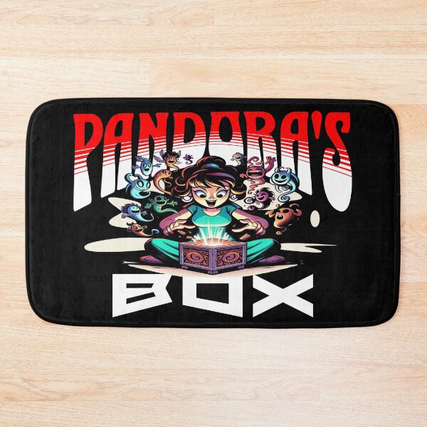 Item preview, Pandora's Box: Greek Mythology White Red Text designed and sold by MegaDirt.