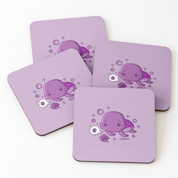 Item preview, Purptle Patch - Fortune-Finding Purple Turtle designed and sold by SPIRIMAL.