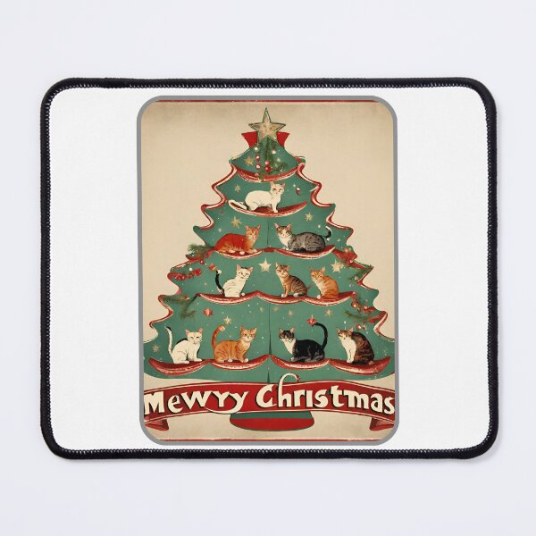 Item preview, Meowy Christmas ! designed and sold by FrenchTouchOnly.