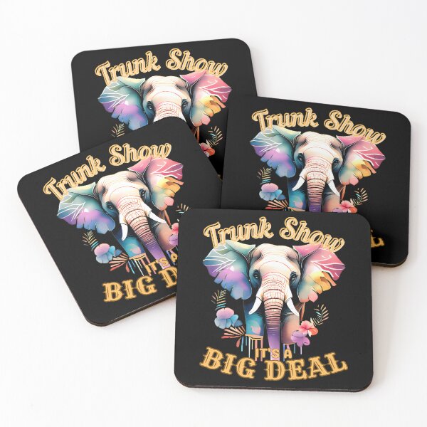 Item preview, Trunk Show: It's a Big Deal. elephant portrait designed and sold by ElephantVibes.
