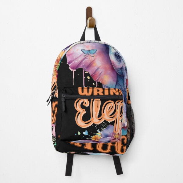 Item preview, Wrinkles Are Elephant Laughter Lines. elephant portrait designed and sold by ElephantVibes.