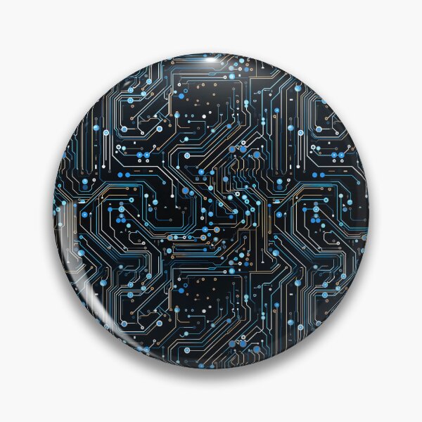 Item preview, Digital Mosaic Circuit Board Electric Pattern designed and sold by NikkofTime.