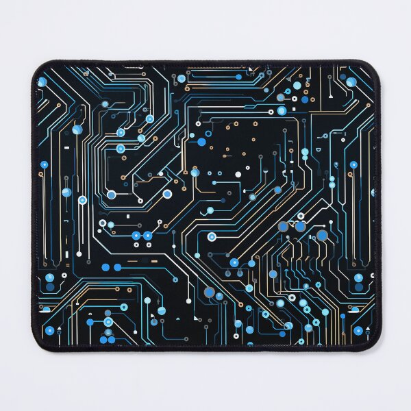 Item preview, Digital Mosaic Circuit Board Electric Pattern designed and sold by NikkofTime.