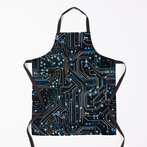 Item preview, Digital Mosaic Circuit Board Electric Pattern designed and sold by NikkofTime.