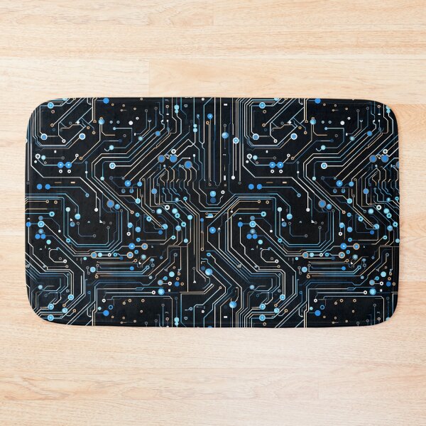 Item preview, Digital Mosaic Circuit Board Electric Pattern designed and sold by NikkofTime.