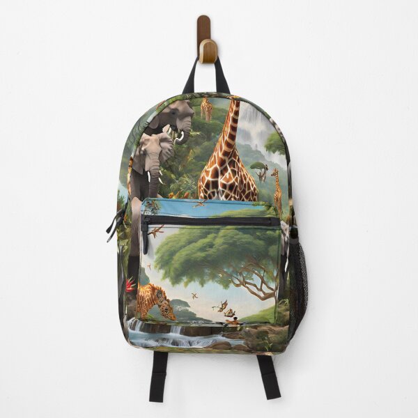Item preview, A Serene Wildlife Panorama: A Tapestry of Diverse Creatures in Their Natural Habitat designed and sold by Best-Art-32.