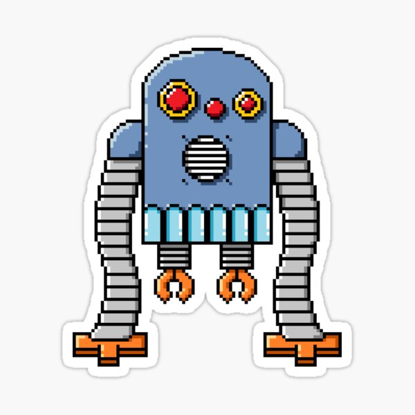 Item preview, Pixel Robot 114 designed and sold by Vampireslug's House of Pixels.