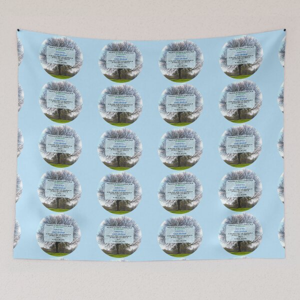 Item preview, Bible Verse Be Steadfast 1 Corinthians 15:58 with Tree designed and sold by Linda Walsh.