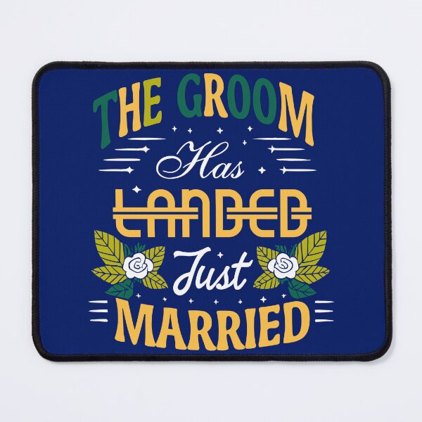 Item preview, The Groom Has Landed: Show Off Your New Status with These Just Married Shirts designed and sold by FEBRICAST.
