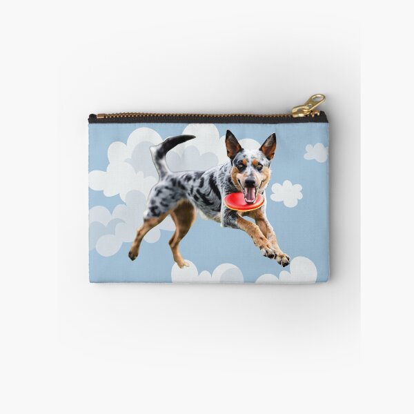 Item preview, Blue merle dog catch the frisbee in the sky  designed and sold by GoodyPaws.