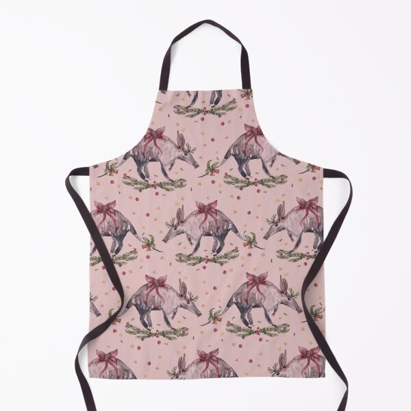 Item preview, Merry Aardvark Christmas (Red) designed and sold by Bryony Dingle-Moss Art.